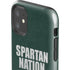 Michigan State University Spartans Nation iPhone 11 Impact Case
