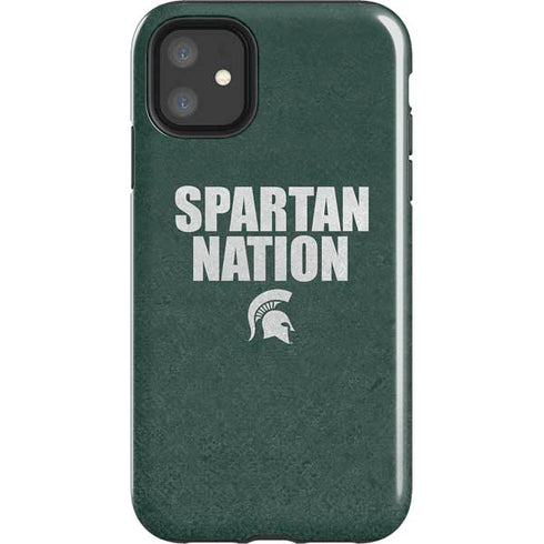 Michigan State University Spartans Nation iPhone 11 Impact Case