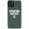 Michigan State University Spartans Nation iPhone 11 Pro Clear Case