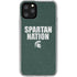 Michigan State University Spartans Nation iPhone 11 Pro Clear Case