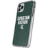 Michigan State University Spartans Nation iPhone 11 Pro Clear Case