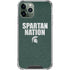 Michigan State University Spartans Nation iPhone 11 Pro Max Clear Case