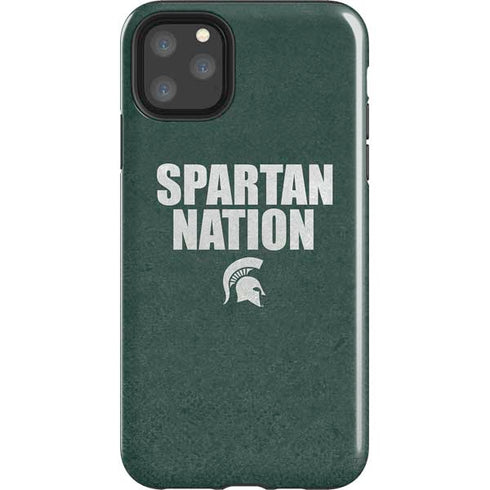 Michigan State University Spartans Nation iPhone 11 Pro Max Impact Case