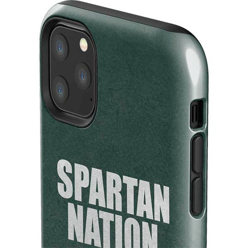 Michigan State University Spartans Nation iPhone 11 Pro Max Impact Case