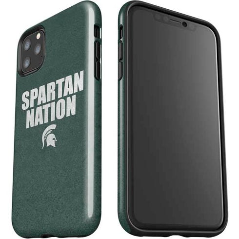Michigan State University Spartans Nation iPhone 11 Pro Max Impact Case