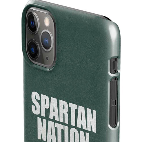 Michigan State University Spartans Nation iPhone 11 Pro Max Lite Case