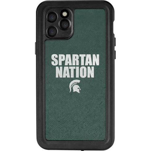 Michigan State University Spartans Nation iPhone 11 Pro Waterproof Case