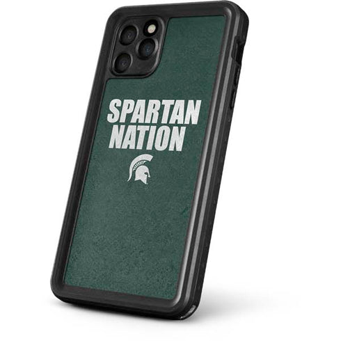 Michigan State University Spartans Nation iPhone 11 Pro Waterproof Case