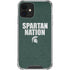 Michigan State University Spartans Nation iPhone 12 Clear Case