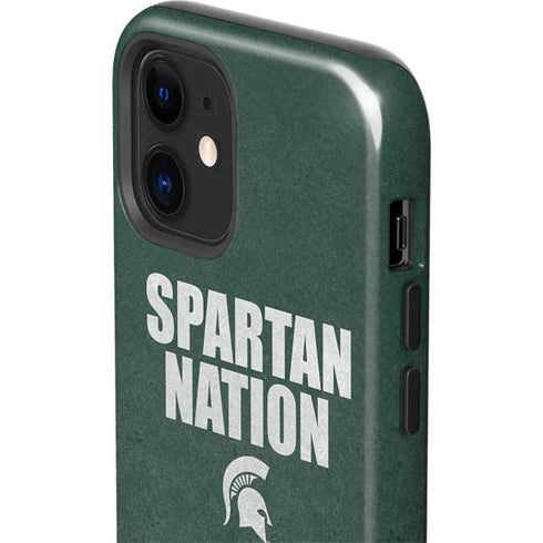 Michigan State University Spartans Nation iPhone 12 Impact Case