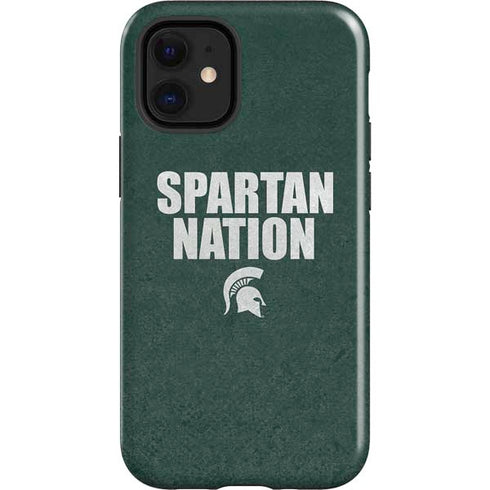 Michigan State University Spartans Nation iPhone 12 Mini Impact Case