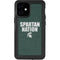 Michigan State University Spartans Nation iPhone 12 Mini Waterproof Case