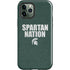 Michigan State University Spartans Nation iPhone 12 Pro Impact Case