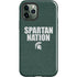 Michigan State University Spartans Nation iPhone 12 Pro Max Impact Case
