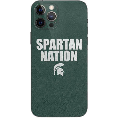 Michigan State University Spartans Nation iPhone 12 Pro Skin