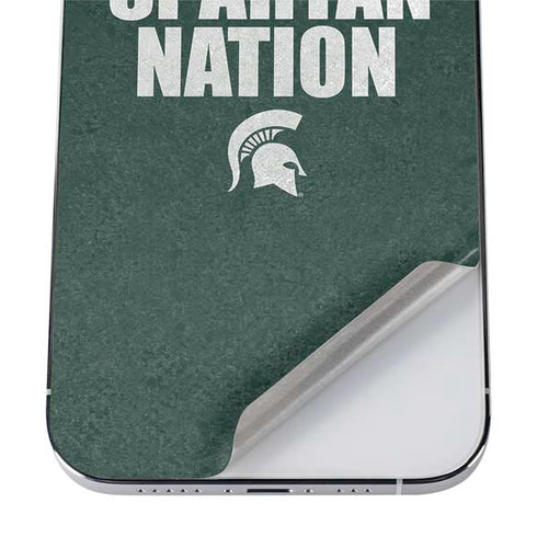 Michigan State University Spartans Nation iPhone 12 Pro Skin