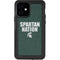 Michigan State University Spartans Nation iPhone 12 Waterproof Case