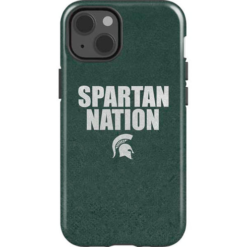 Michigan State University Spartans Nation iPhone 13 Impact Case