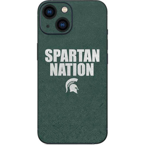 Michigan State University Spartans Nation iPhone 13 Mini Skin
