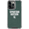 Michigan State University Spartans Nation iPhone 13 Pro Clear Case
