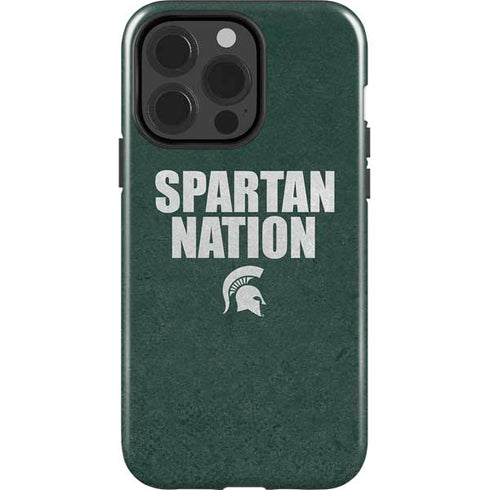 Michigan State University Spartans Nation iPhone 13 Pro Impact Case