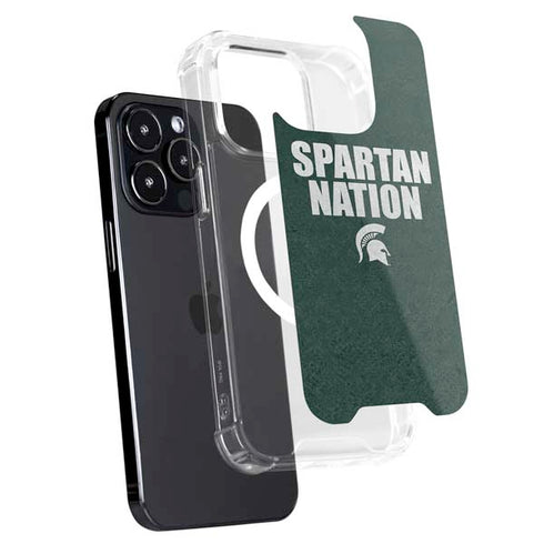 Michigan State University Spartans Nation iPhone 13 Pro MagSafe Case