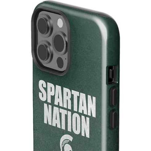 Michigan State University Spartans Nation iPhone 13 Pro Max Impact Case