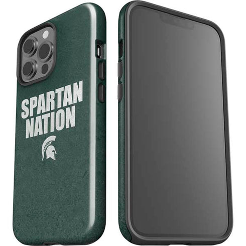 Michigan State University Spartans Nation iPhone 13 Pro Max Impact Case