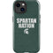 Michigan State University Spartans Nation iPhone 15 Plus Impact Case