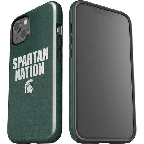 Michigan State University Spartans Nation iPhone 14 Plus Impact Case