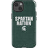 Michigan State University Spartans Nation iPhone 15 Impact Case
