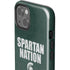 Michigan State University Spartans Nation iPhone 15 Impact Case