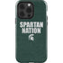 Michigan State University Spartans Nation iPhone 15 Pro Impact Case