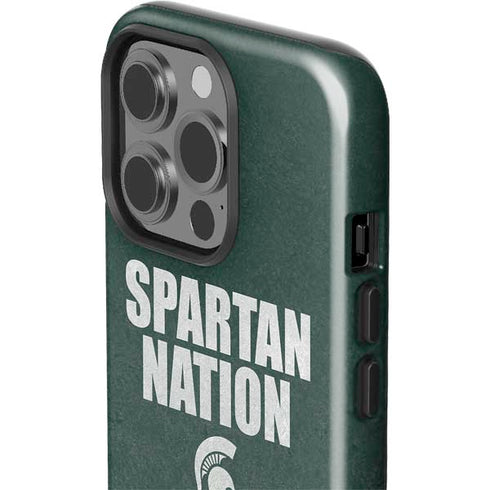 Michigan State University Spartans Nation iPhone 14 Pro Impact Case