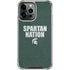 Michigan State University Spartans Nation iPhone 15 Pro Max Clear Case