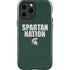 Michigan State University Spartans Nation iPhone 14 Pro Max Impact Case