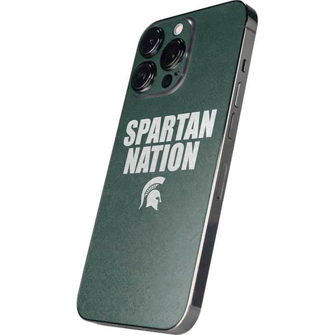 Michigan State University Spartans Nation iPhone 14 Pro Skin