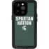 Michigan State University Spartans Nation iPhone 15 Pro Waterproof Case