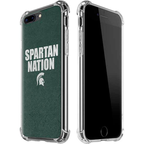Michigan State University Spartans Nation iPhone 7/8 Plus Clear Case