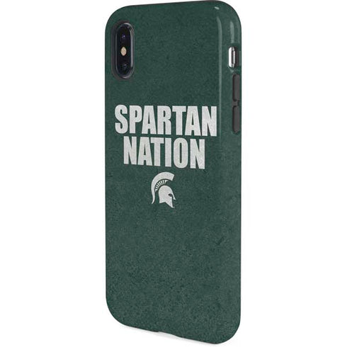 Michigan State University Spartans Nation iPhone X Pro Case