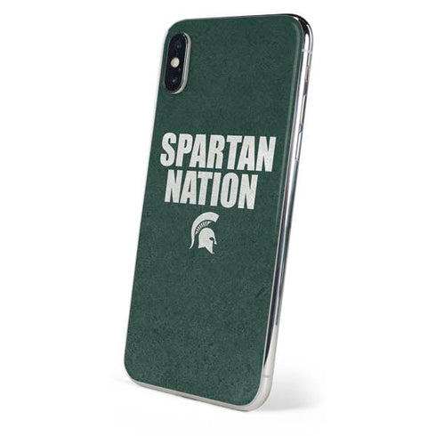 Michigan State University Spartans Nation iPhone X Skin