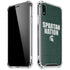 Michigan State University Spartans Nation iPhone XR Clear Case