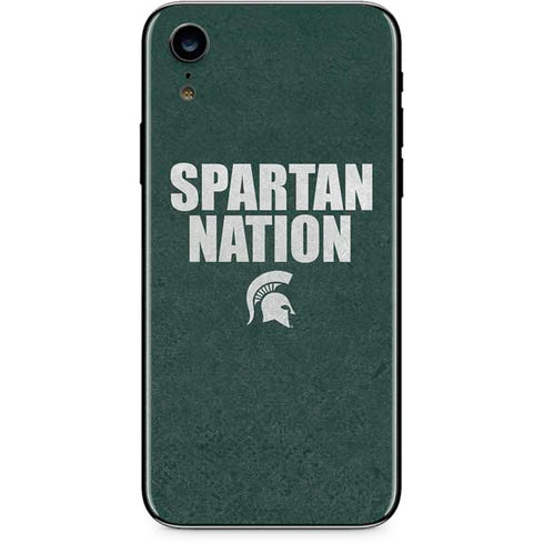 Michigan State University Spartans Nation iPhone XR Skin