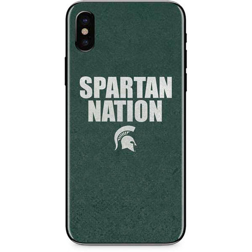 Michigan State University Spartans Nation iPhone XS Skin