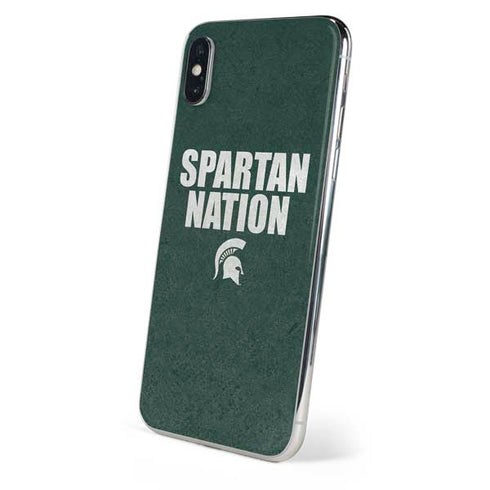 Michigan State University Spartans Nation iPhone XS Skin