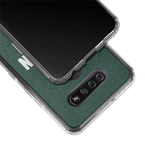 Michigan State University Spartans Nation LG K51/Q51 Clear Case
