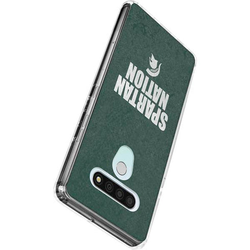 Michigan State University Spartans Nation LG Stylo 6 Clear Case