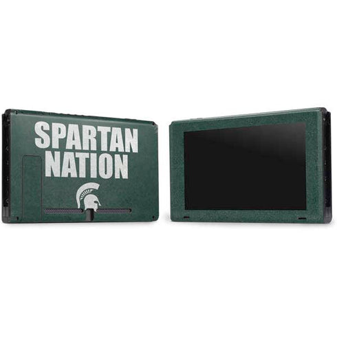 Michigan State University Spartans Nation Nintendo Switch Bundle Skin