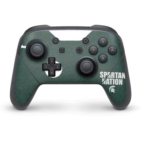 Michigan State University Spartans Nation Nintendo Switch Pro Controller Skin