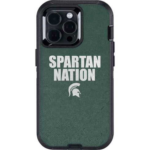 Michigan State University Spartans Nation Otterbox Defender iPhone Skin